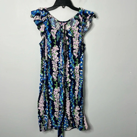Lilly Pulitzer Maya Foxy Foxglove Floral Belted Dress - Picture 2 of 8